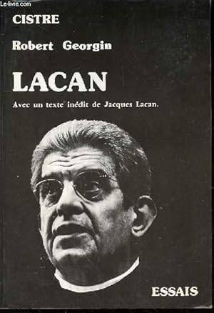 Seller image for LACAN - AVEC UN TEXTE INEDIT DE JACQUES LACAN. for sale by Le-Livre