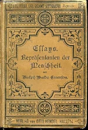 Seller image for EFFANS VON RALPH MALDO EMERSON - REPROFENTANFEN DER MENFCHEIT. for sale by Le-Livre