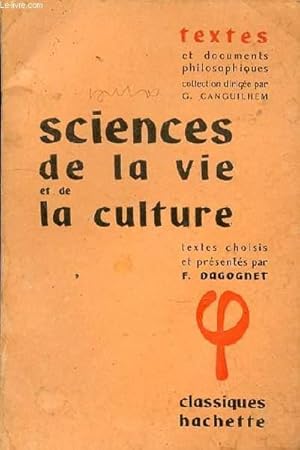 Seller image for SCIENCES DE LA VIE ET DE LA CULTURE for sale by Le-Livre