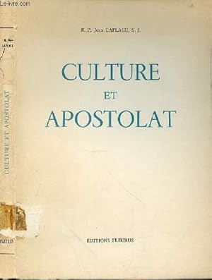 Seller image for CULTURE ET APOSTOLAT for sale by Le-Livre