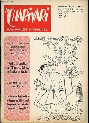 Seller image for LE CHARIVARI N21 -TROISIEME ANNEE. " POUR QUI SONT CES SERPENTS QUI SIFFLENT SUR NOS TETES ?" for sale by Le-Livre