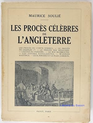 Imagen del vendedor de Les procs clbres de l'Angleterre a la venta por Librairie du Bassin