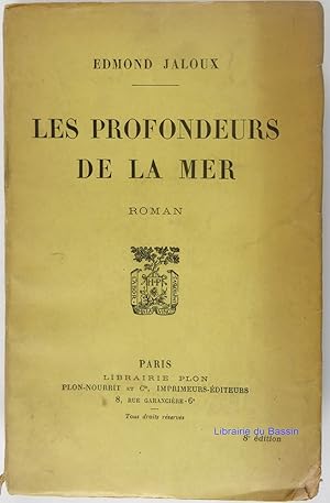 Seller image for Les profondeurs de la mer for sale by Librairie du Bassin