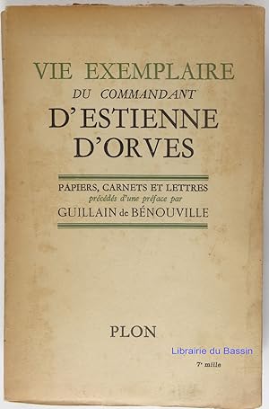 Bild des Verkufers fr Vie exemplaire du Commandant d'Estienne d'Orves zum Verkauf von Librairie du Bassin
