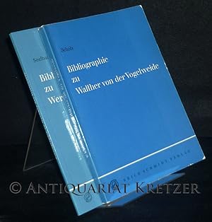 Imagen del vendedor de Konvolut aus 2 Heften der Bibliographien zur deutschen Literatur des Mittelalters (Heft 4 und 8): Band 1: Bibliographie zu Walther von der Vogelweide. Von Manfred Gnther Scholz. - Band 2: Bibliographie zu Wernher der Gartenaere. Von Ulrich Seelbach. a la venta por Antiquariat Kretzer