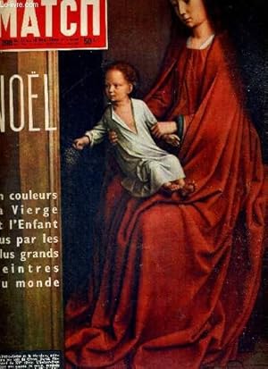 Bild des Verkufers fr PARIS MATCH N 298 - Nol - "Notre-dame et le messie"peinture sur bois de Grard David - en couleurs la vierge et l'enfant vus par les plus grands peintres du monde - le "couronnement" de Churchill - a l'horloge de la peur il est midi moins deux. zum Verkauf von Le-Livre