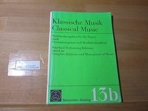 Prospekt : Bärenreiter Klassische Musik Standardausgabe für die Praxis nach Gesamtausgaben und Mu...