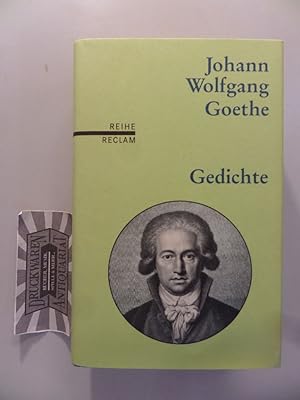 Bild des Verkufers fr Goethe: Gedichte. zum Verkauf von Druckwaren Antiquariat