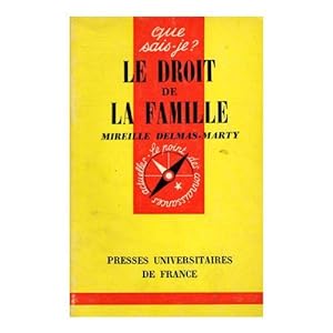 Seller image for Le droit de la famille for sale by secretdulivre