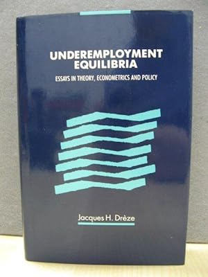 Bild des Verkufers fr Underemployment Equilibria: Essays in Theory, Econometrics and Policy zum Verkauf von PsychoBabel & Skoob Books