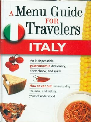 Bild des Verkufers fr A menu guide for traveler Italy zum Verkauf von Librodifaccia