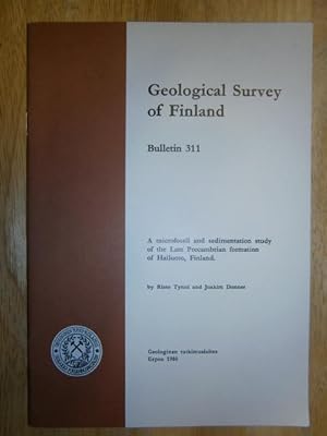 Seller image for A microfossil and sedimentation study of the Late Precambrian formation of Hailuoto, Finland. for sale by NORDDEUTSCHES ANTIQUARIAT
