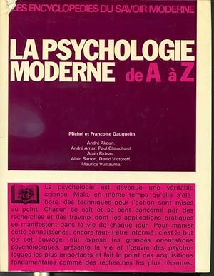 Seller image for La psychologie moderne de A  Z - Les encyclopdies du savoir moderne for sale by Librairie Le Nord