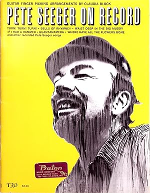 Pete Seeger on Record with guitar finger picking arrangements