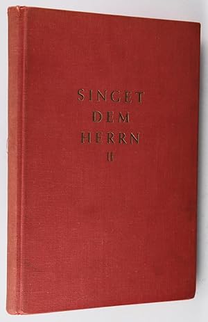 Singet Dem Herrn Lieder FÃ£Â¼r Gemischten Chor (Book 2)