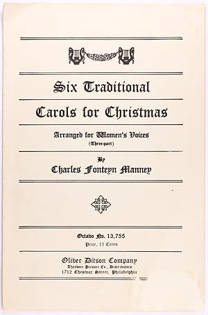 Seller image for Six Traditional Carols for Christmas (Octavo No. 13,755 - Arranged for Women's Voices, Three-Part) for sale by Firefly Bookstore