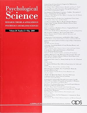 Psychological Science (Volume 20, Number 5, May 2009)