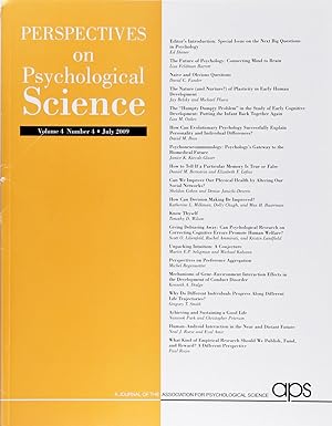 Perspectives On Psychological Science (Volume 4, Number 4, July 2009)