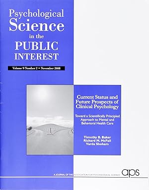 Psychological Science In the Public Interest (Vol 9 Number 2, November 2008)