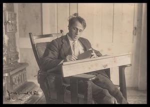 Robert Frost, in His Writing Chair