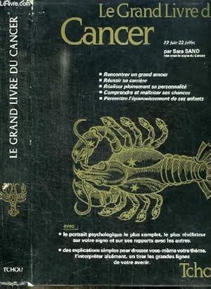 Bild des Verkufers fr LE GRAND LIVRE DU CANCER zum Verkauf von Le-Livre