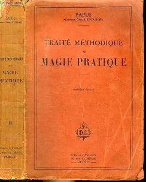 Bild des Verkufers fr TRAITE METHODIQUE DE MAGIE PRATIQUE zum Verkauf von Le-Livre