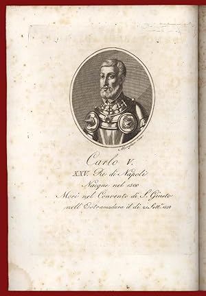 Carlo V d'Asburgo Re di Napoli Gand Cuacos de Yuste Duca di Borgogna Biografia