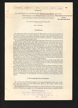 Bild des Verkufers fr Das Kristallin am Nordrand der Bhmischen Masse und seine Beziehungen zum Moldanubikum im Sden und skandinavischen Kristallin im Norden. Geologie, Jahrgang 17, Heft 6/7, S. 695-702, Berlin, 1968, Sonderdruck. zum Verkauf von Antiquariat Bookfarm