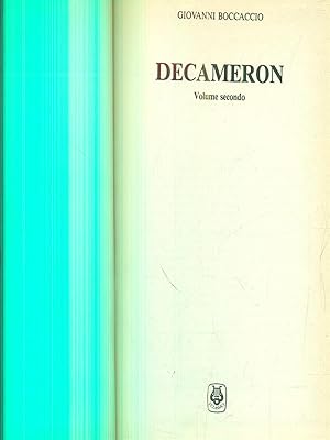 Immagine del venditore per decameron vol II venduto da Librodifaccia