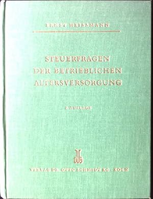 Immagine del venditore per Steuerfragen der Betrieblichen Altersversorgung venduto da books4less (Versandantiquariat Petra Gros GmbH & Co. KG)