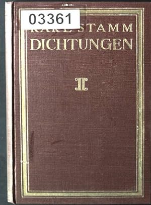 Image du vendeur pour Dichtungen, Zweiter Band mis en vente par books4less (Versandantiquariat Petra Gros GmbH & Co. KG)