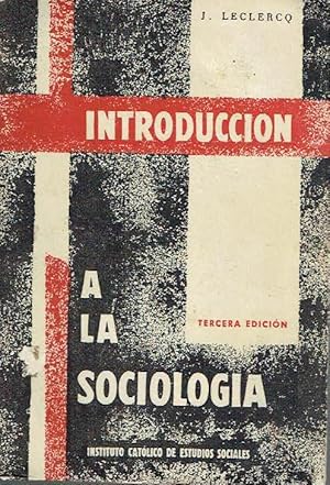 Introducción a la Sociología.