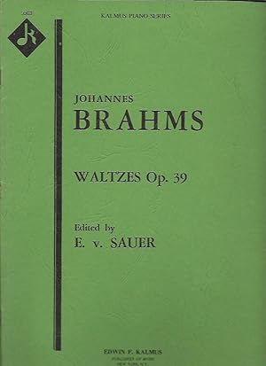 Seller image for Waltzes, Op. 39 (Kalmus Piano Series 3263) for sale by Bookfeathers, LLC