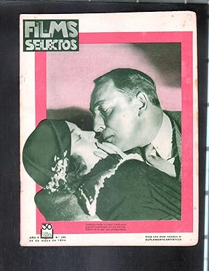 REVISTA FILMS SELECTOS. AÑO V. Nº 189. 26 DE MAYO DE 1934. (SUPLEMENTO ARTISTICO).