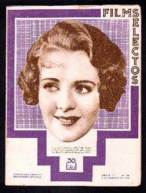 REVISTA FILMS SELECTOS. AÑO IV. Nº 165. 9 DE DICIEMBRE DE 1933. (SUPLEMENTO ARTISTICO).