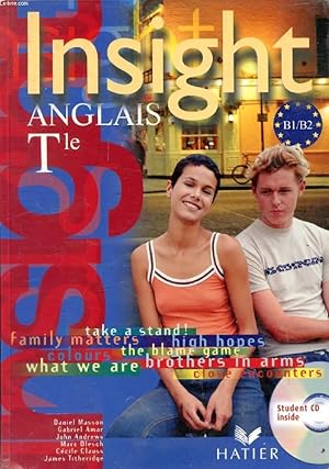 Seller image for INSIGHT, ANGLAIS TERMINALE (B1/B2) for sale by Le-Livre
