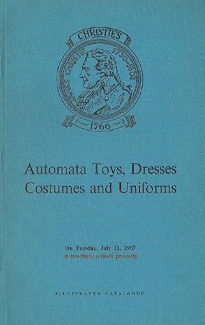 Christies July 1967 Automata Toys, Dresses Costume and Uniforms