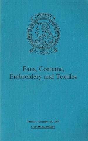 Christies November 1974 Fans, Costume, Embroidery andTextiles