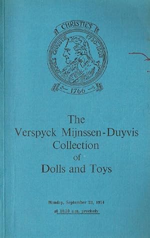 Christies September 1974 Dolls and Toys - Verspyck Mijnssen-Duyvis Collection