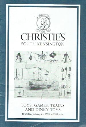 Christies January 1985 Toys, Games, Trains and Dinky Toys