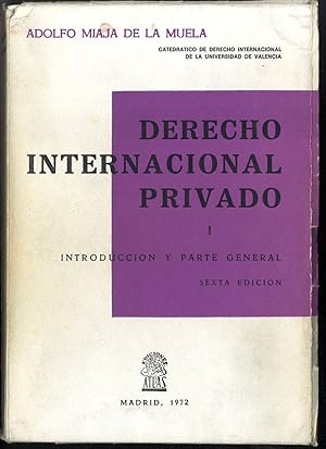 Imagen del vendedor de 2 TOMOS.DERECHO INTERNACIONAL PRIVADO a la venta por Librera Maxtor