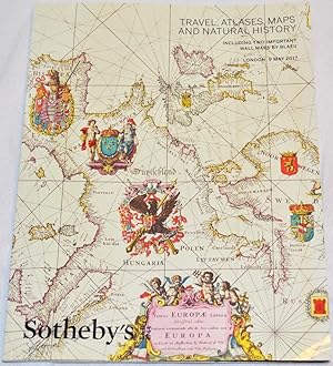 Travel, Atlases, Maps and Natural History including two important wall maps by Blaeu. London, 9 M...