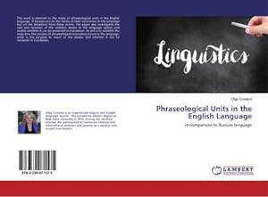 Seller image for Phraseological Units in the English Language : in comparison to Russian language for sale by AHA-BUCH GmbH