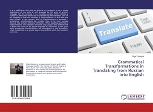 Seller image for Grammatical Transformations in Translating from Russian into English for sale by AHA-BUCH GmbH