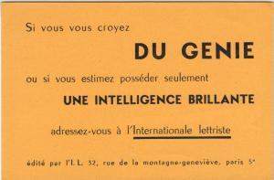 Si vous vous croyez du génie ou si vous estimez posséder seulement une intelligence brillante, ad...
