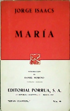 Seller image for Mara. Introduccin de Daniel Moreno. for sale by Librera y Editorial Renacimiento, S.A.