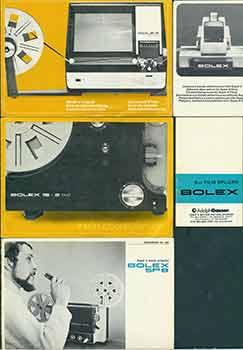 Bolex instruction manuals for the 18-3 Duo, SP8 Super 8 Sound Projector, V180 Duo, 8mm Film Splic...