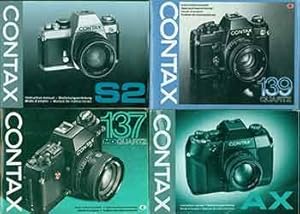 Imagen del vendedor de Instruction manuals for Contax S2, Contax 139 Quartz, Contax 137 MD Quartz, Contax AX. a la venta por Wittenborn Art Books