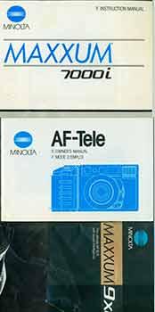 Imagen del vendedor de Minolta Instruction manuals for Maxum 9xi, AF Tele, Maxxum 7000i. a la venta por Wittenborn Art Books