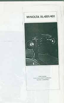 Imagen del vendedor de Minolta Instruction manuals for XL-601/401 a la venta por Wittenborn Art Books